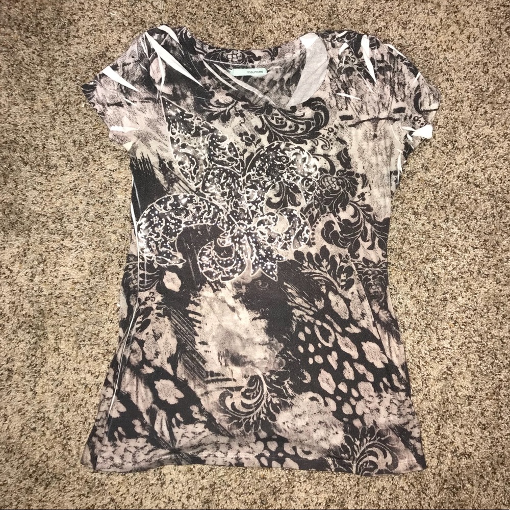 Fleur de Lis, studded top